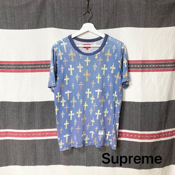 Supreme キリストフェードTシャツ クロス 十字架 マリア 希少