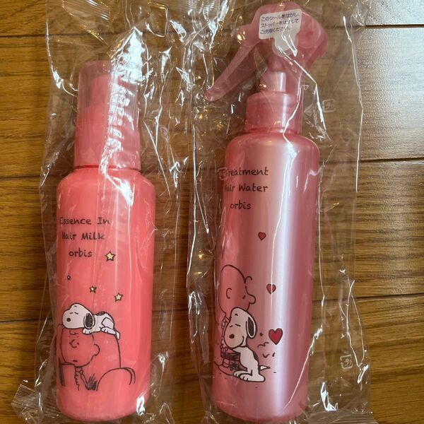 オルビス エッセンスインヘアミルク 限定デザイン 140g オルビス トリートメントヘアウォーター 180ml スヌーピー