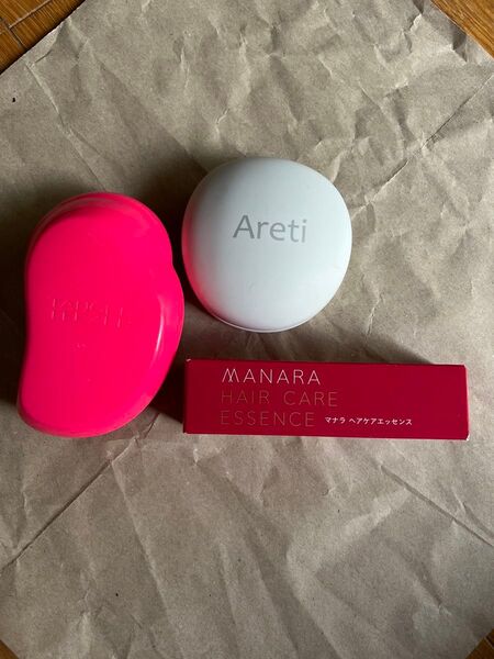 ヘアブラシ タングティーザー areti マナラ ヘアケアエッセンス 『しなやかに 毛先まとまる ツヤ髪に』