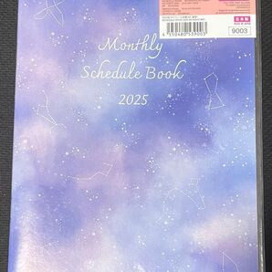 2024年10月〜2026年1月 2025年スケジュール帳 (夜空)A5 10月始まり 未使用 宇宙 星座 天体 プラネタリウム