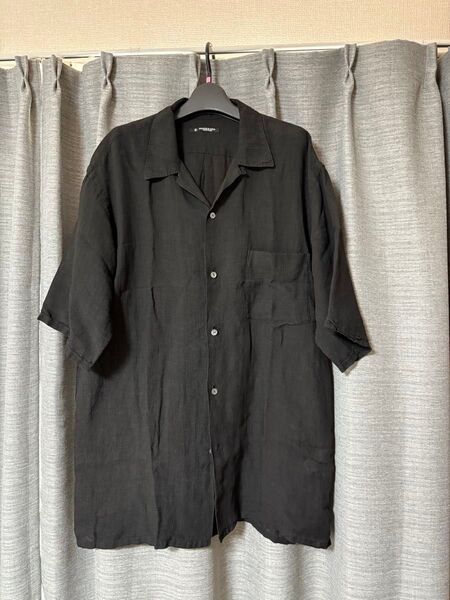 MAATEE&SONS S/S OPEN COLLAR SHIRTS ドSLINEN
