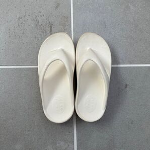 子ども サンダル 韓国 ビーチサンダル リカバリーサンダル White