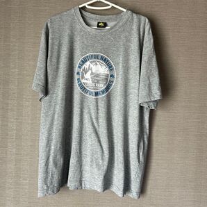 ⑥【LOGOS PARK】 Tシャツ グレー LLサイズ