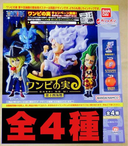 ワンピの実 第14海戦 全4種 カプセル付き