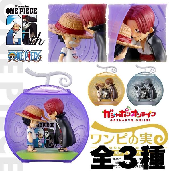 ワンピの実 25thメモリアルver コンプリート 全3種