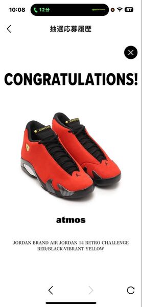新品未使用 フェラーリ NIKE AIR JORDAN 14 RETRO 28cm
