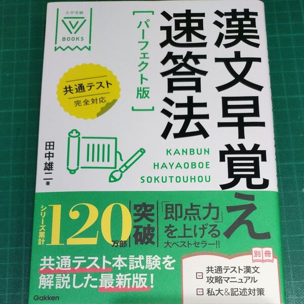 漢文早覚え速答法 (大学受験V BOOKS) (パーフェクト版) 田中雄二/著