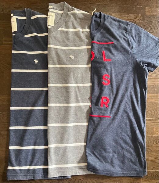 まとめ売り アバクロ ホリスター メンズTシャツ XL 3枚セット