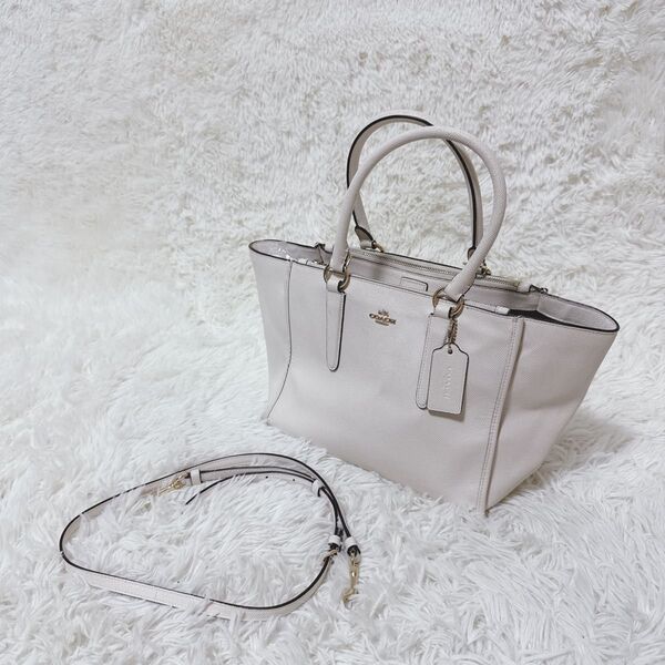 COACH コーチ ショルダーバッグ 2WAY キャリーオール ハンドバッグ 斜め掛け クロスボディ 14928