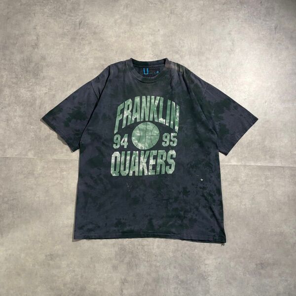 古着 90s 半袖 Tシャツ タイダイ バスケ プリント USA製 ビッグサイズ カットソー アメリカ製 cityboy