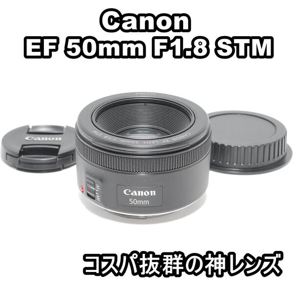 SNS映えに Canon EF 50mm F1.8 STM 単焦点レンズ