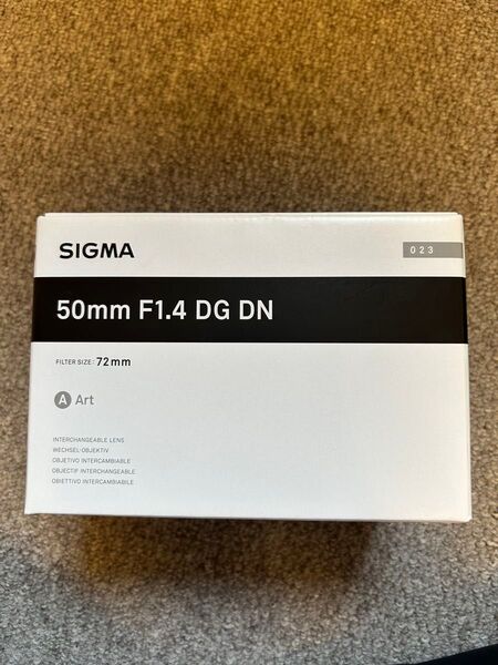 SIGMA 50mm F1.4 DG DN Art レンズ ソニー