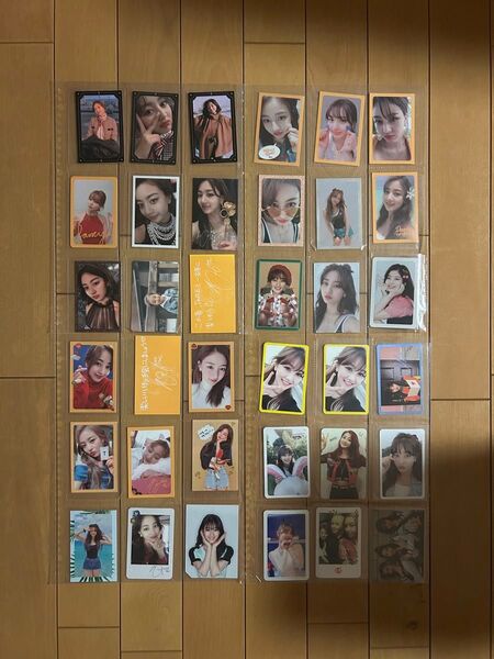 【値下げ中】TWICE ジヒョ トレカ 豪華まとめ 40枚セット サインプリントあり