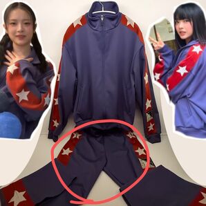 NewJeans ハニ着用〔入手困難〕kapital キャピタル ジャージ パンツ トラックパンツ 新品 L 希少 赤 紫