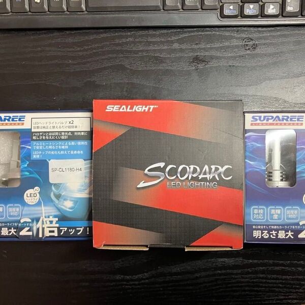H4 LEDヘッドライトセットとリレー おまけ付き