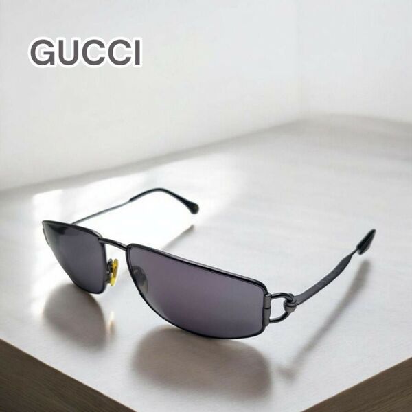GUCCI グッチ サングラス スクエア ブラック613582