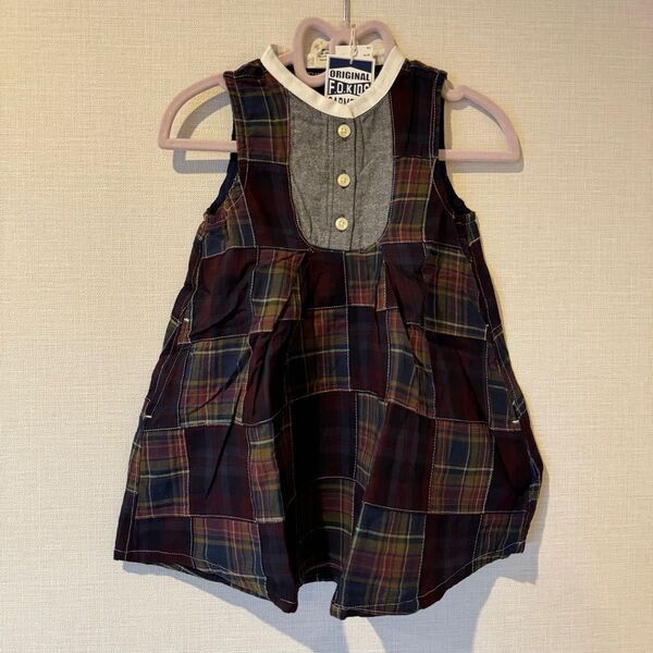 ワンピース ノースリーブ 95 女の子 夏服 新品 未使用 タグ付き