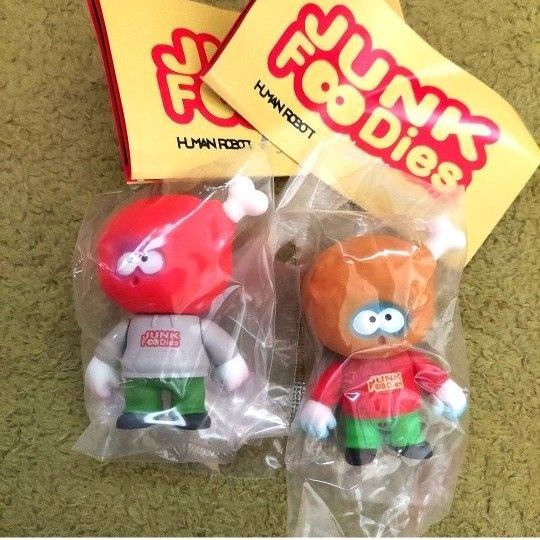 ジャンクフーディーズコレクションフィギュアガチャ JUNK FOODiesガチャガチャ チーキーAB チキン ゾンビ 新品