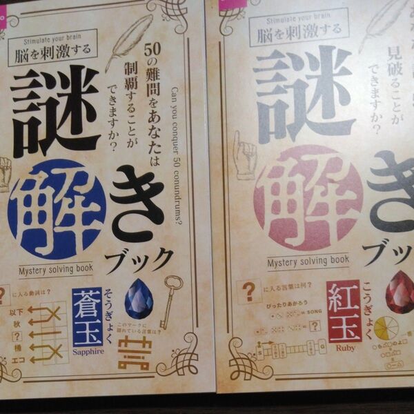 謎解きブック 2冊セット、ダイソー