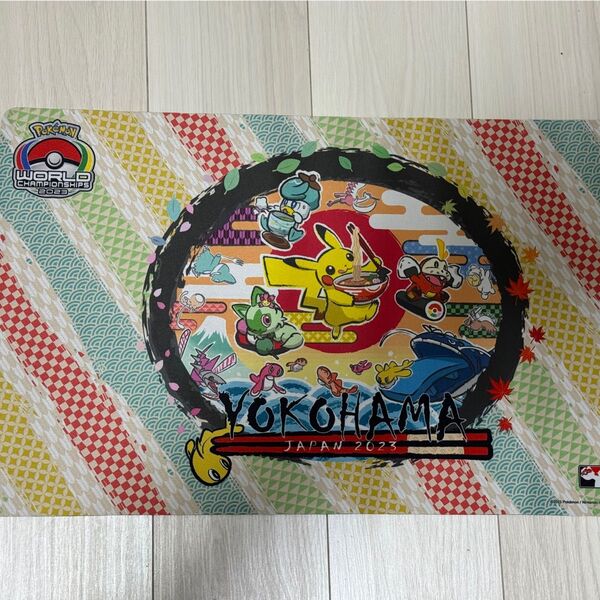 【新規未使用】ラバープレイマット&バッグ ピカチュウ ポケモンワールドチャンピオンシップス2023 WCS2023