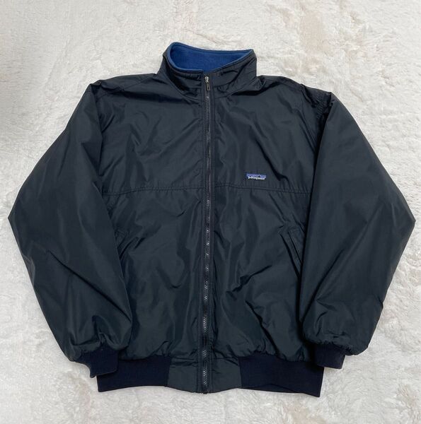 【レア】パタゴニア USA製 シェルドシンチラ L 97年 ブラック patagonia 黒 SHELLED SYNCHILLA