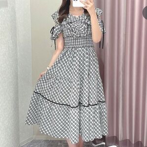 価格相談不可☆バストフリルティアードOP。ANE-406