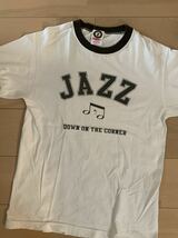 【DOWN ON THE CORNER】ダウンオンザコーナー 当時物 Jazz リンガー Tシャツ USA製 Sサイズ Tee ムラジュン 裏原_画像1