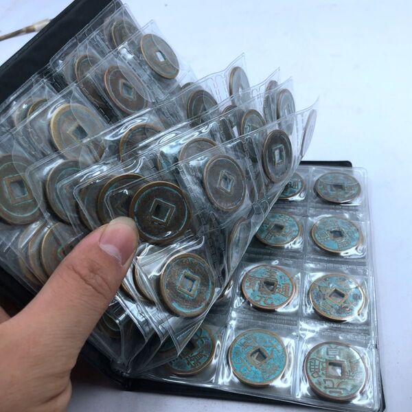 お得!!! 中国大清年製 古銭 120枚セット コレクション ブック付き アンティーク 希少 骨董品 硬貨 コイン 収蔵品放出