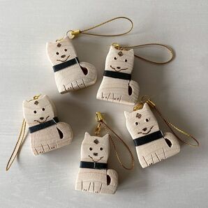ハンドメイド いぬのキーホルダー 1個