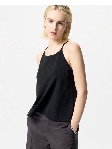 UNIQLO ユニクロ クレープジャージーブラキャミソール Sサイズ 新品