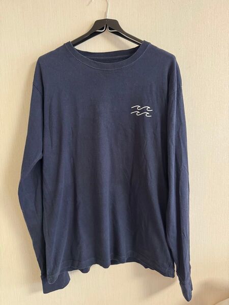 BILLABONG ネイビー ロングスリーブ Tシャツ Lサイズ