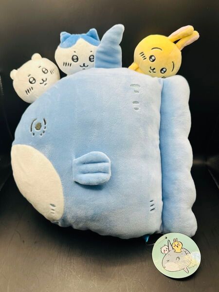 【新品/タグ付き】 ちいかわ マンボウでおでかけクッション 限定品