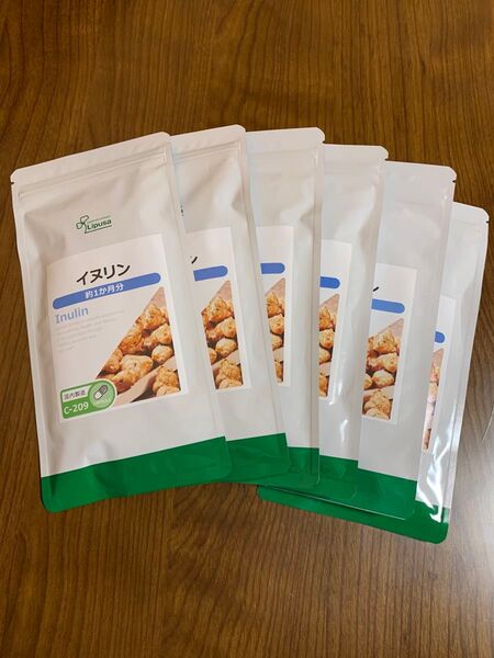イヌリン(カプセル) 約1か月分×6袋 リプサ 新品未開封