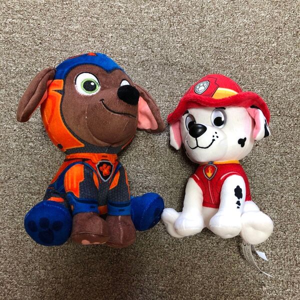 アメリカ購入 パウパトロール ぬいぐるみ 2個セット