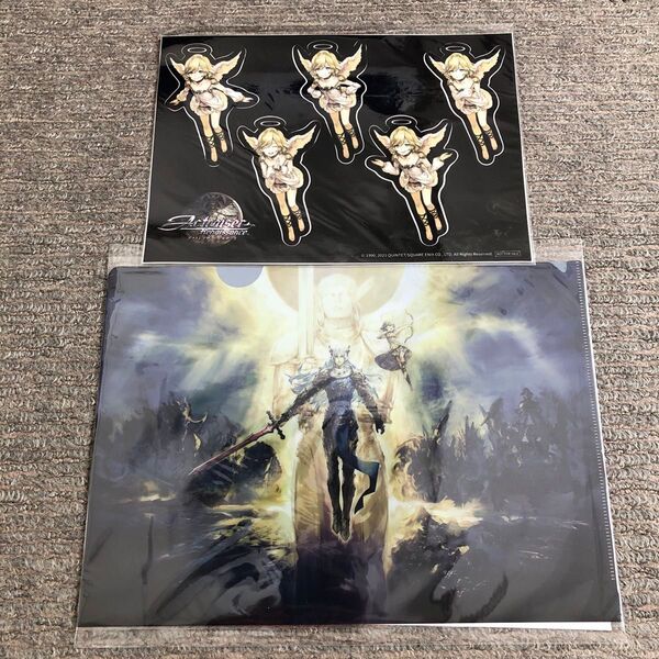 【非売品】アクトレイザー・ルネサンス クリアファイル&ステッカーセット 当選証書付