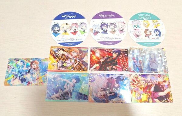 プロセカ ウエハースカード アニメイトカフェ コースター まとめ売り レオニ ニーゴ バチャシン