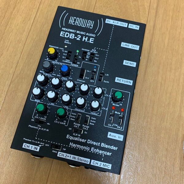 Headway EDB-2 H.E 【2chアコースティックプリアンプ】アコースティックギター コントラバス バイオリン