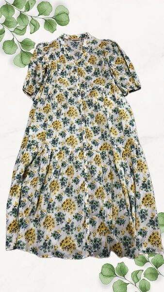 UNIQLOポール&ジョー コットンティアードワンピースMサイズ定価¥4,990