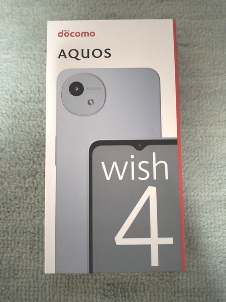 AQUOS wish4 SH-52E 6.6インチ メモリー4GB ストレージ64GB ブルー ドコモ