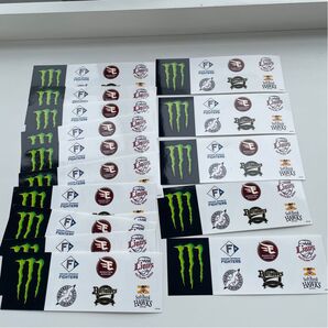 プロ野球チームロゴステッカー モンスターエナジー 15枚まとめ売り