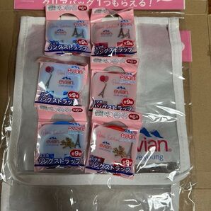 evian クリアバック リングストラップ