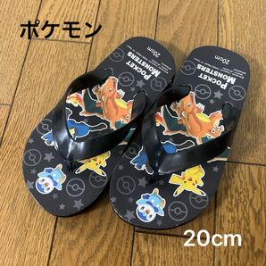 ポケモン ビーチサンダル ビーサン 20cm キャラクター 子供用 キッズ サンダル