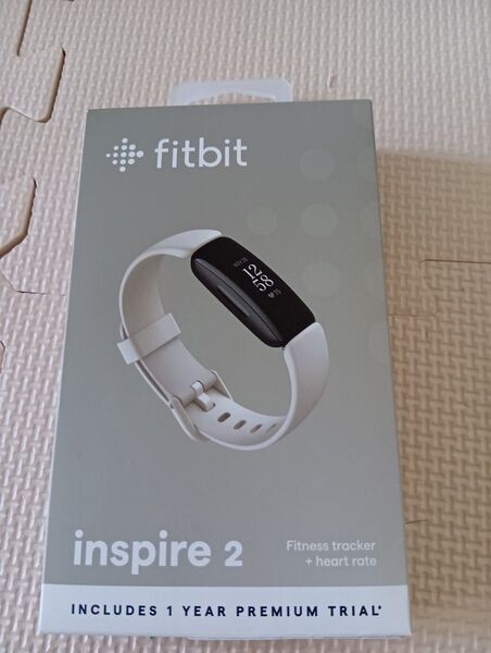 Fitbit Inspire 2 ルナホワイト ケーブル、替リストバンド付
