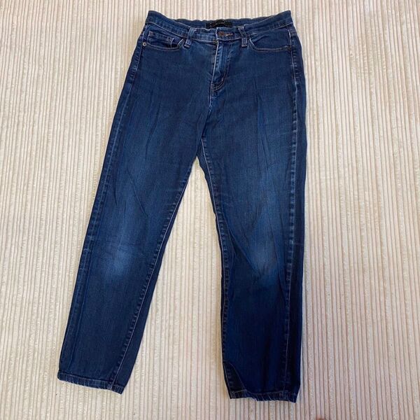 UNIQLO JEANS ダークブルー ストレートデニム