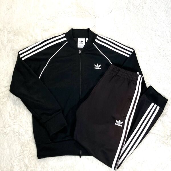 adidas アディダス セットアップ BECKENBAUER ベッケンバウアー トラックジャケット 上下 Lサイズ トレフォイル