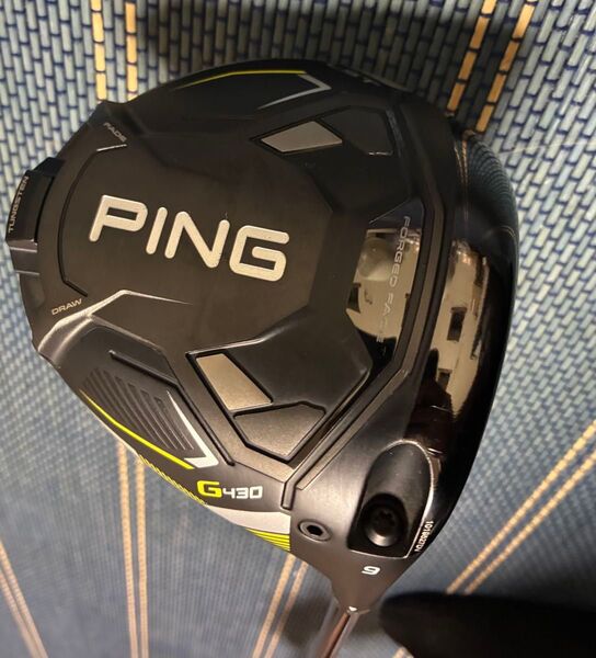 ヘッドカバー付未使用 PING G430 LST ドライバー 9° ベンタスブラック6X