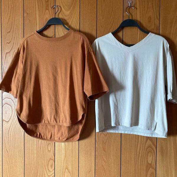 しまむら クロッシーTシャツ カットソー2枚セット