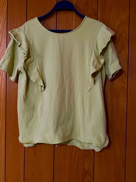 vis ビスフリルTシャツ トップス カットソー