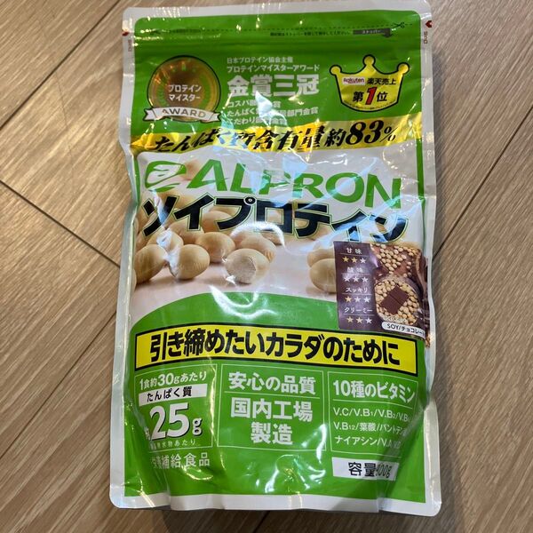 アルプロン チョコレート風味 900g ソイプロテイン ALPRON