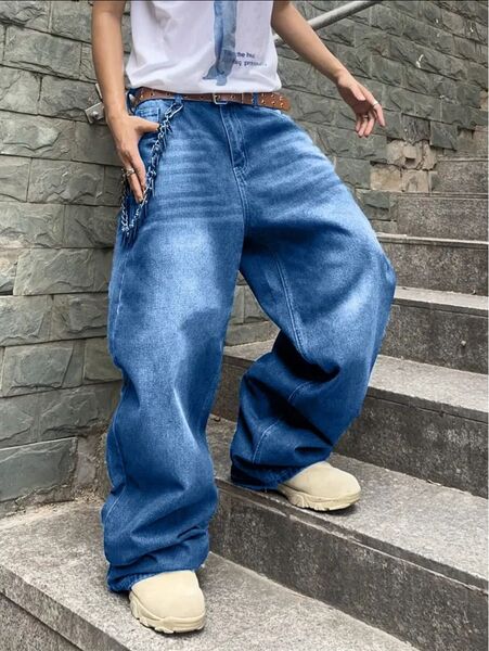 バギーデニム 地底人 London Denim menes似 デニムパンツ